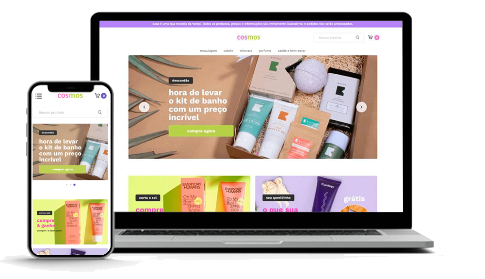 Mockup Loja Virtual